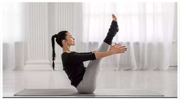 Boat Pose for core strength