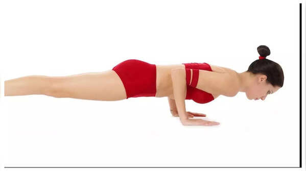 Yoga plank pose
