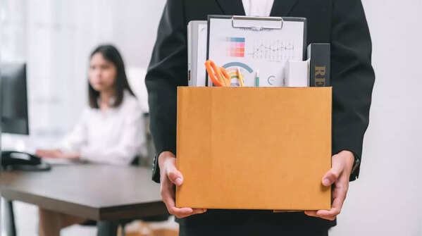 Employees leaving a company due to high turnover.