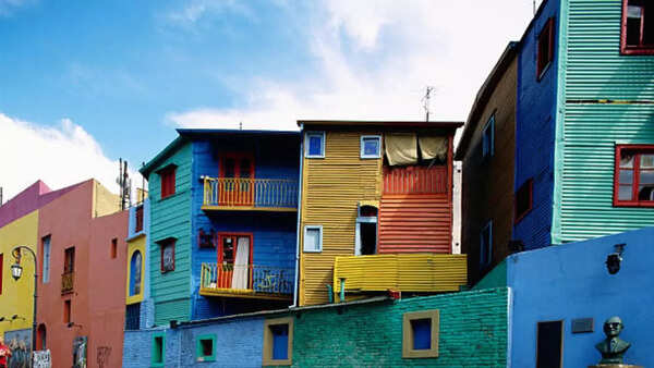 Lively streets of Buenos Aires, the capital of Argentina