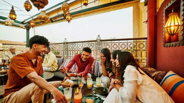 Vibrant colors of Marrakech, a cultural hub in Morocco