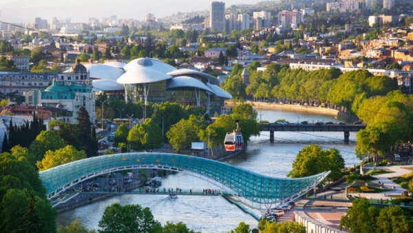 Panoramic view of Tbilisi, the capital of Georgia