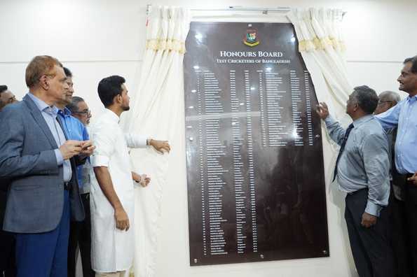 Honours Board unveiled at Sher-e-Bangla Stadium.