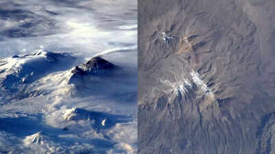 Volcanoes from space: European Space Agency shares stunning images of eruptions captured from orbit